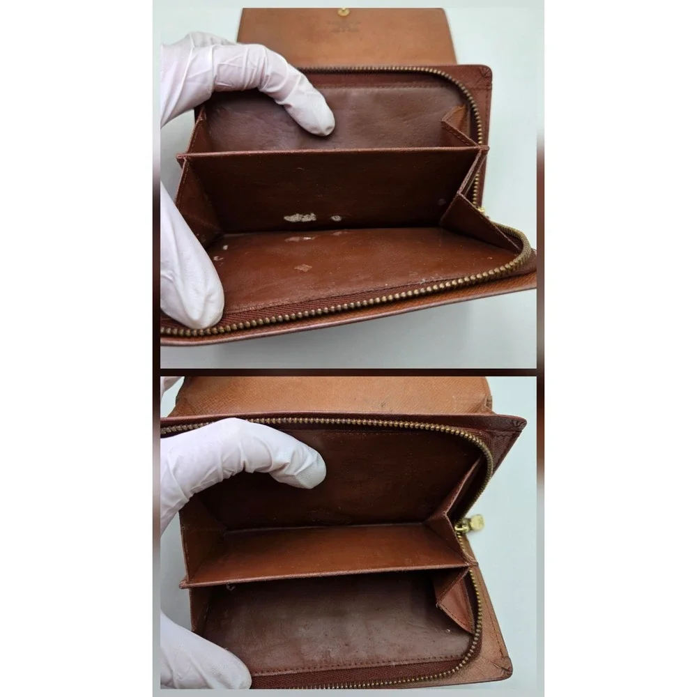 Louis Vuitton Monogram Tresor Wallet Brown Canvas Bifold France